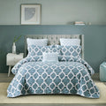 Serenta Honor Printed Microfiber 7 Piece Bedspread Quilt Set