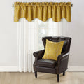 Copper Grove Hoorn Jacquard Valance And Pillow Sham 2 Piece Set With Branch Pattern