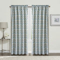 Serenta Mini Tivoli Printed 2 Piece Curtain Set 60 X 84