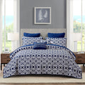 Serenta Montgomery Printed Microfiber 7 Piece Quilt Set