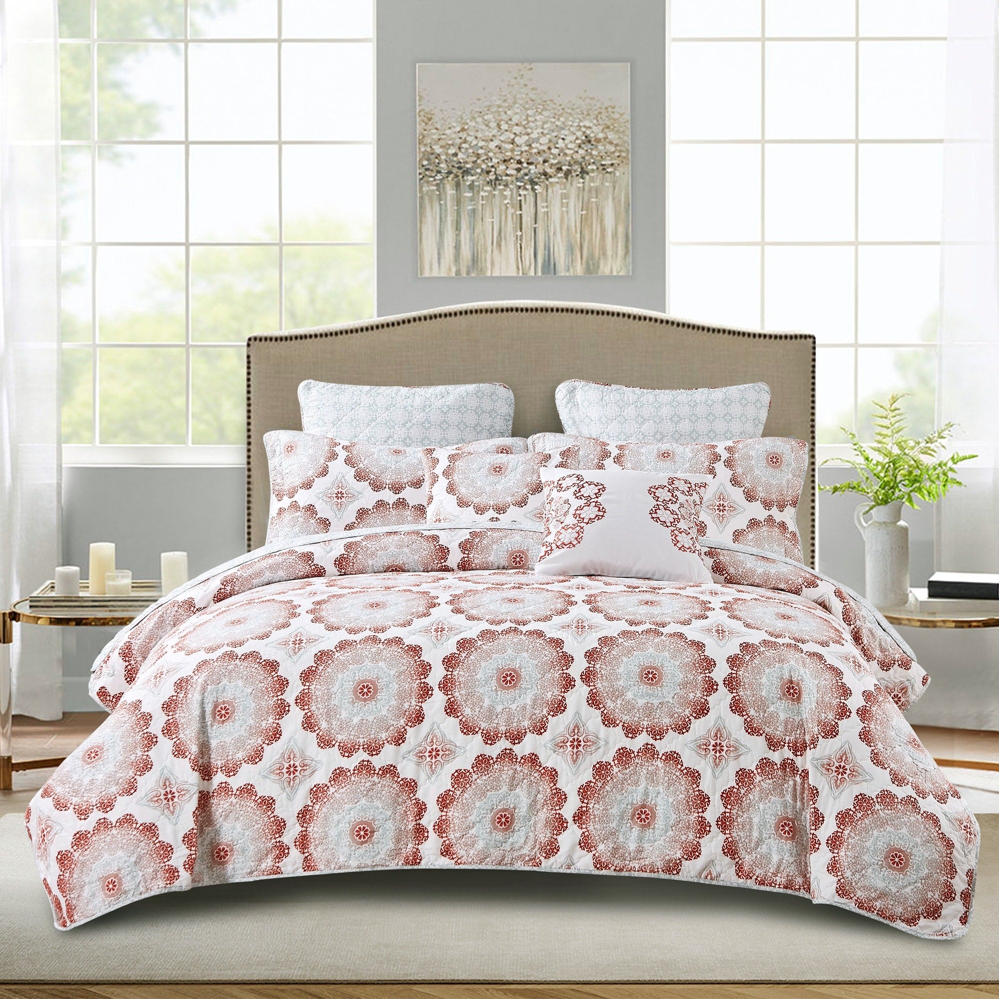 Serenta Serenta 7 Piece Bedspread Quilt Set