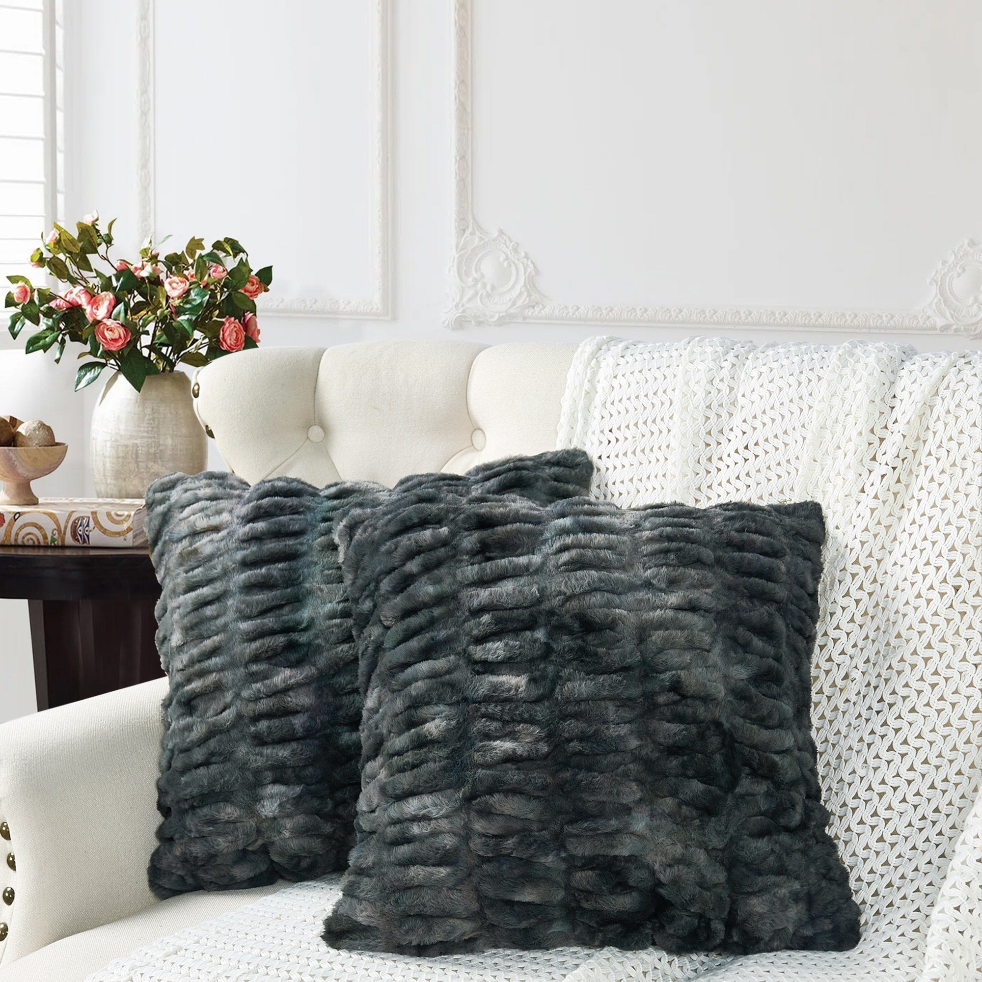 Serenta Shar Pei Fauxfur 2 Piece Pillow Shell Set