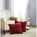 Serenta Supermink 4 Pc Solid Color Throw Pillow Shell Cushion Cover