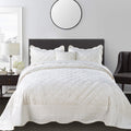Serenta Supersoft Microplush Quilted 4 Pieces Bedspread Coverlet Set