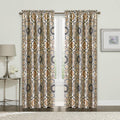 Serenta Tradewinds Printed 2 Piece Curtain Set 60 X 84