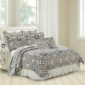 Serenta Tradewinds Printed Microfiber 7 Piece Quilt Set