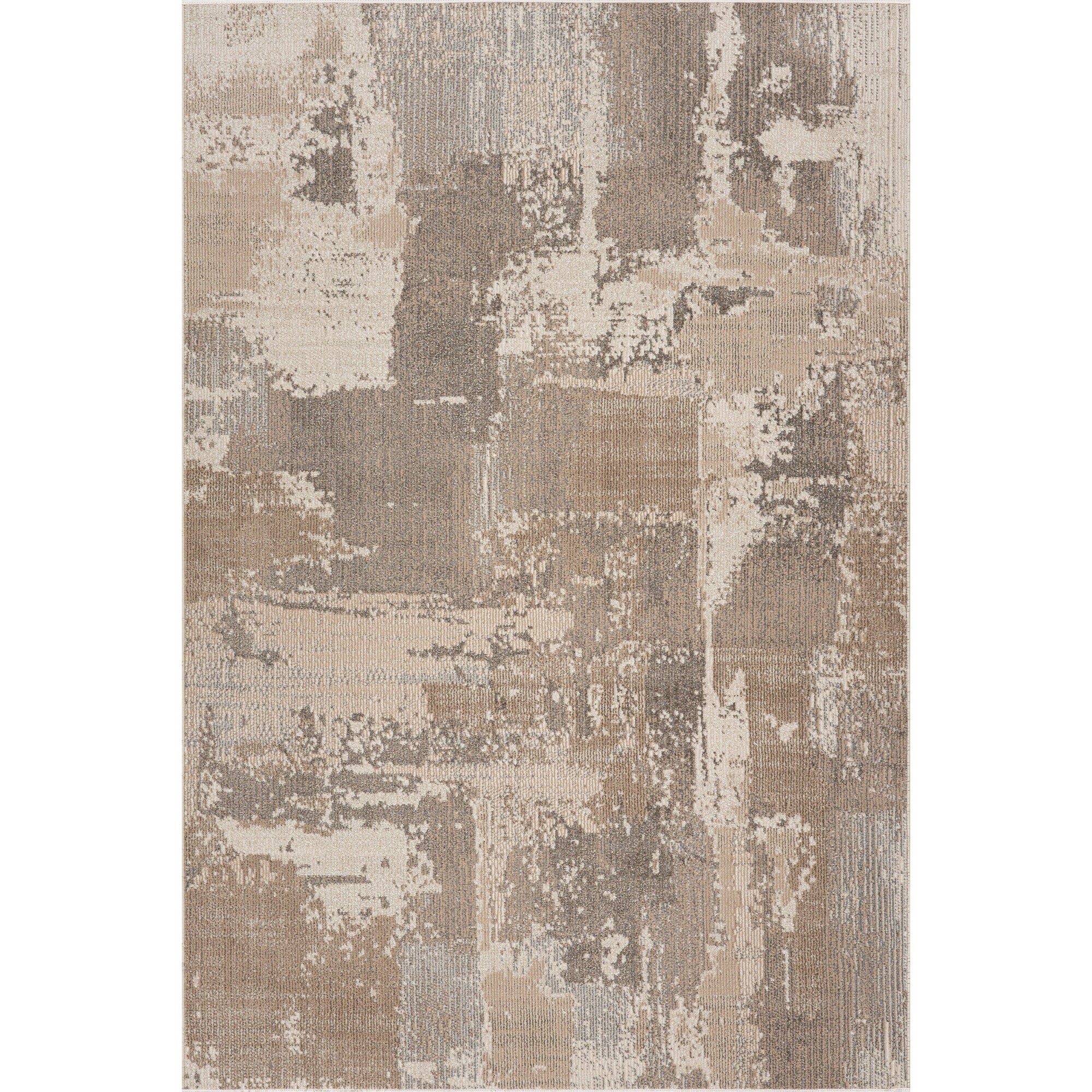Serilda Rustic Abstract Washable Area Rug