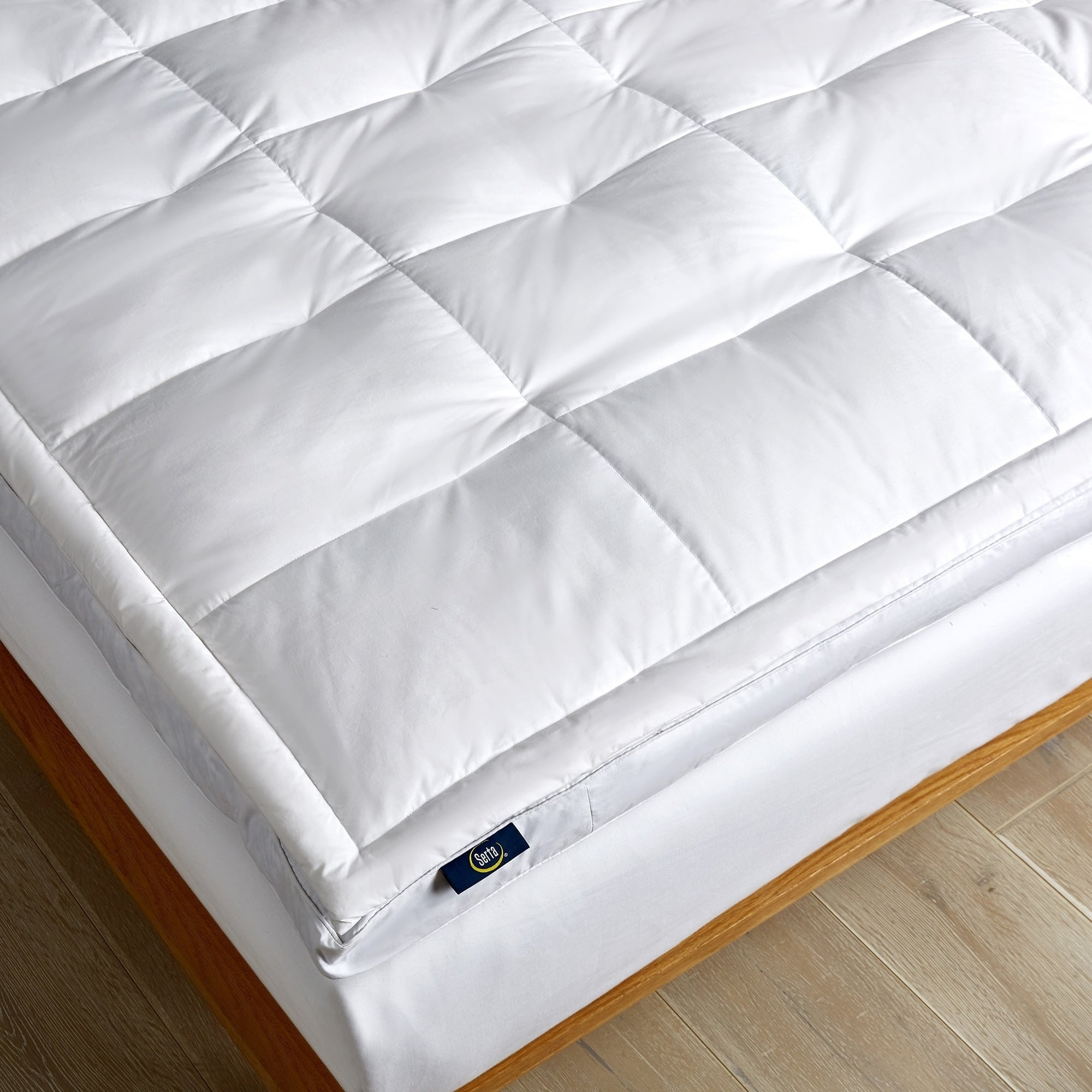 Serta 2 Inch Feather And Down Fiber Top Featherbed