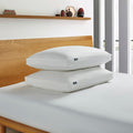 Serta 233 Thread Count White Goose Feather And Down Fiber Pillow Set Of 2