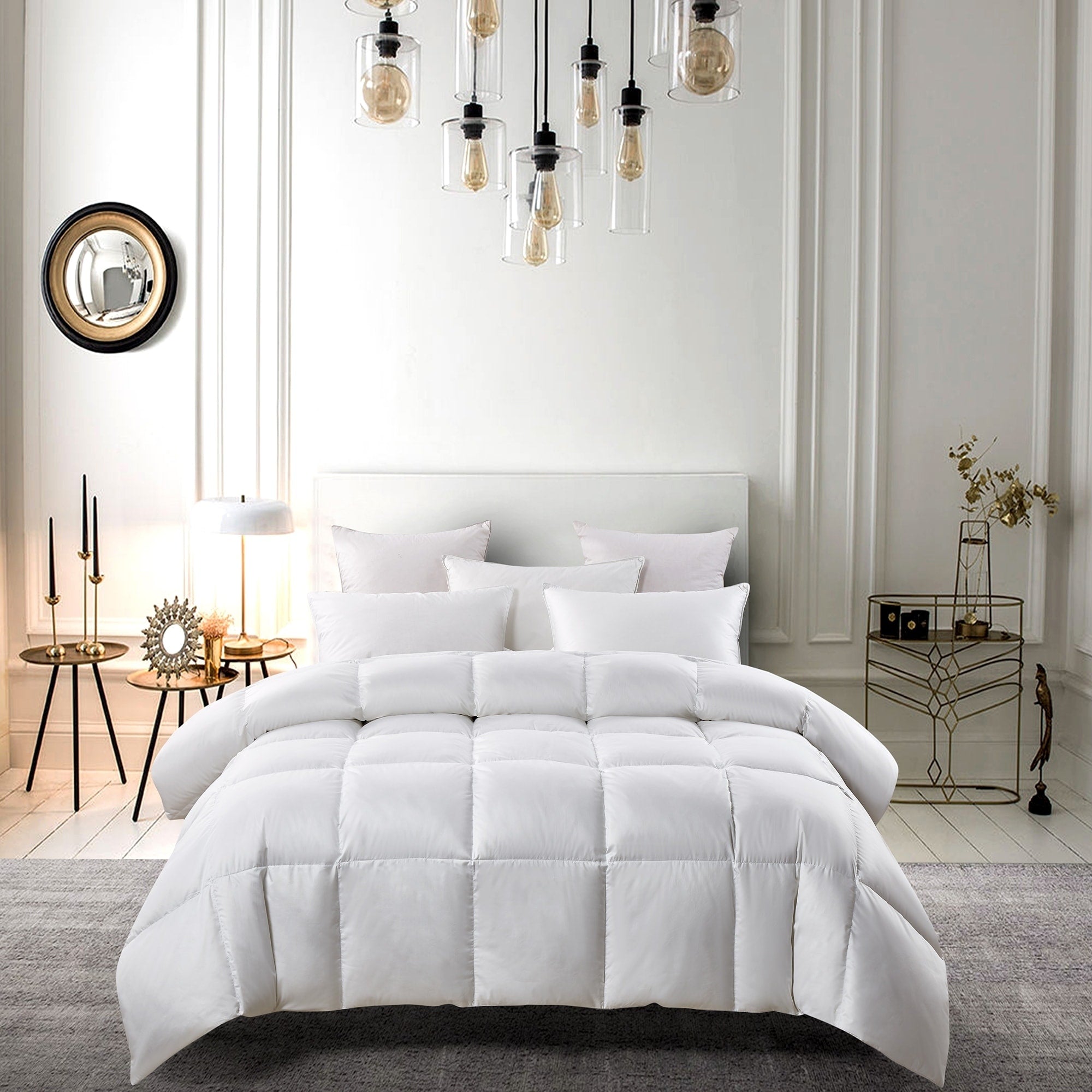 Serta 300 Thread Count White Down Fiber Comforter