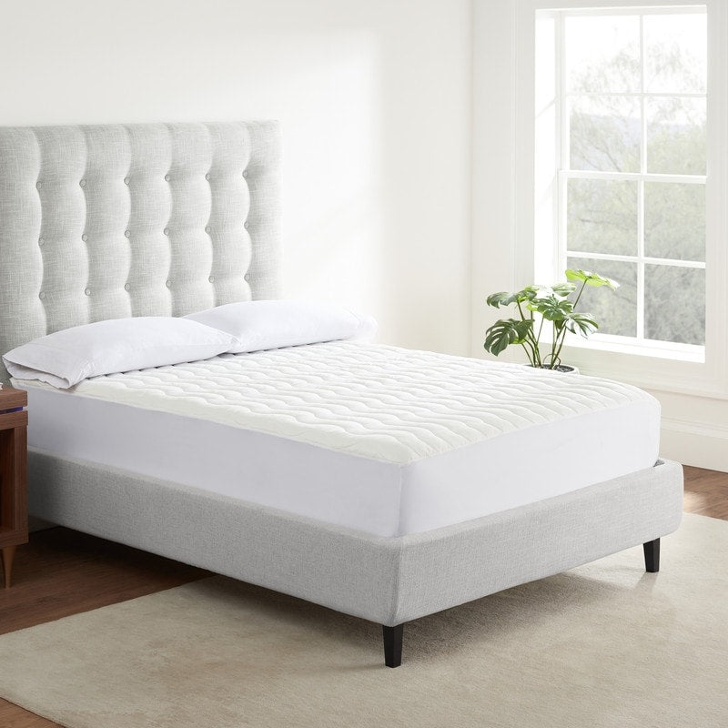 Serta Air Dry Basic Comfort Mattress Pad White