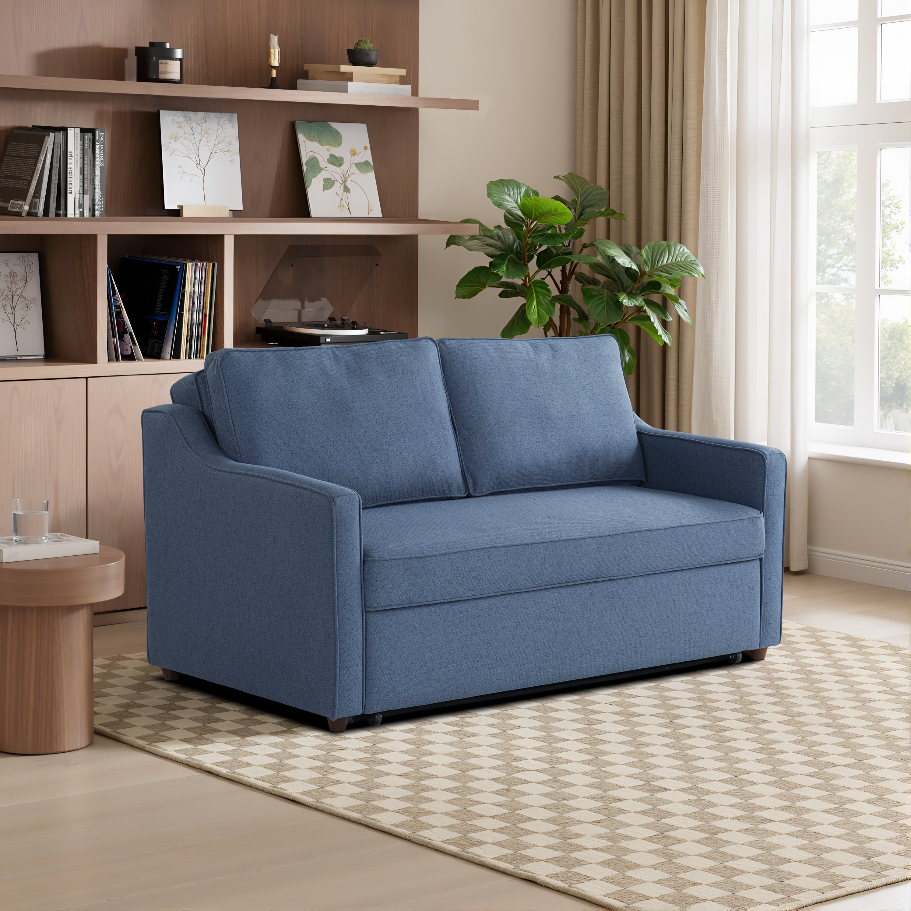 Serta Carey Convertible Sofa In Chenille Fabric