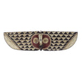 Sese Wood Butterfly Dancer African Mask Ghana Red