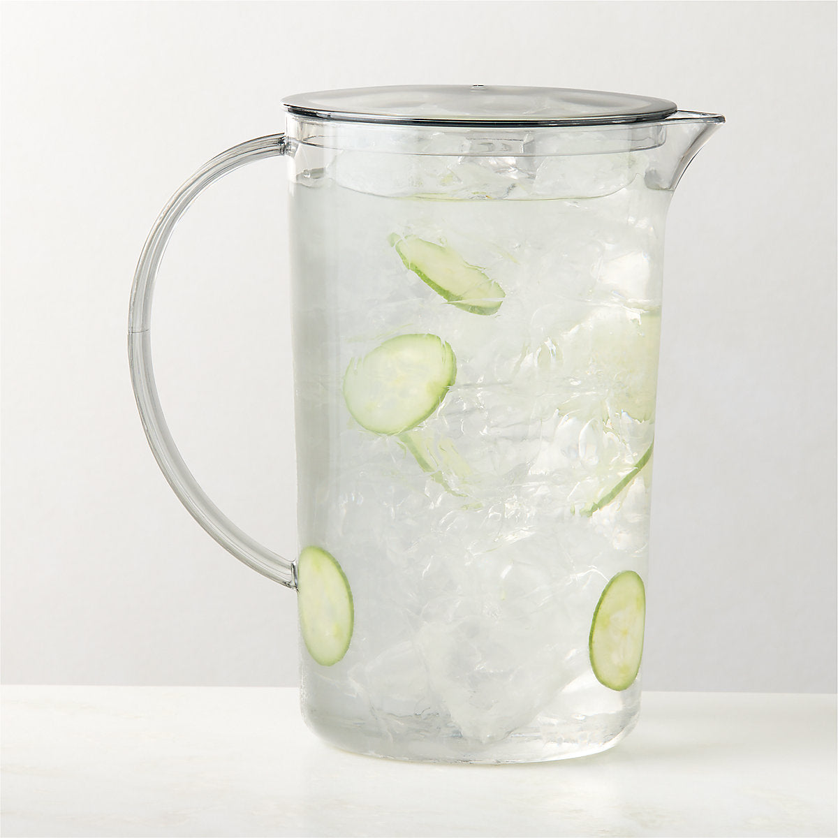 Sesta Light Grey Acrylic Double Old-Fashioned Glasses Set of 6