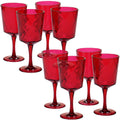Certified International Ruby Acrylic 13 Ounce All Purpose Goblets Pack Of 8