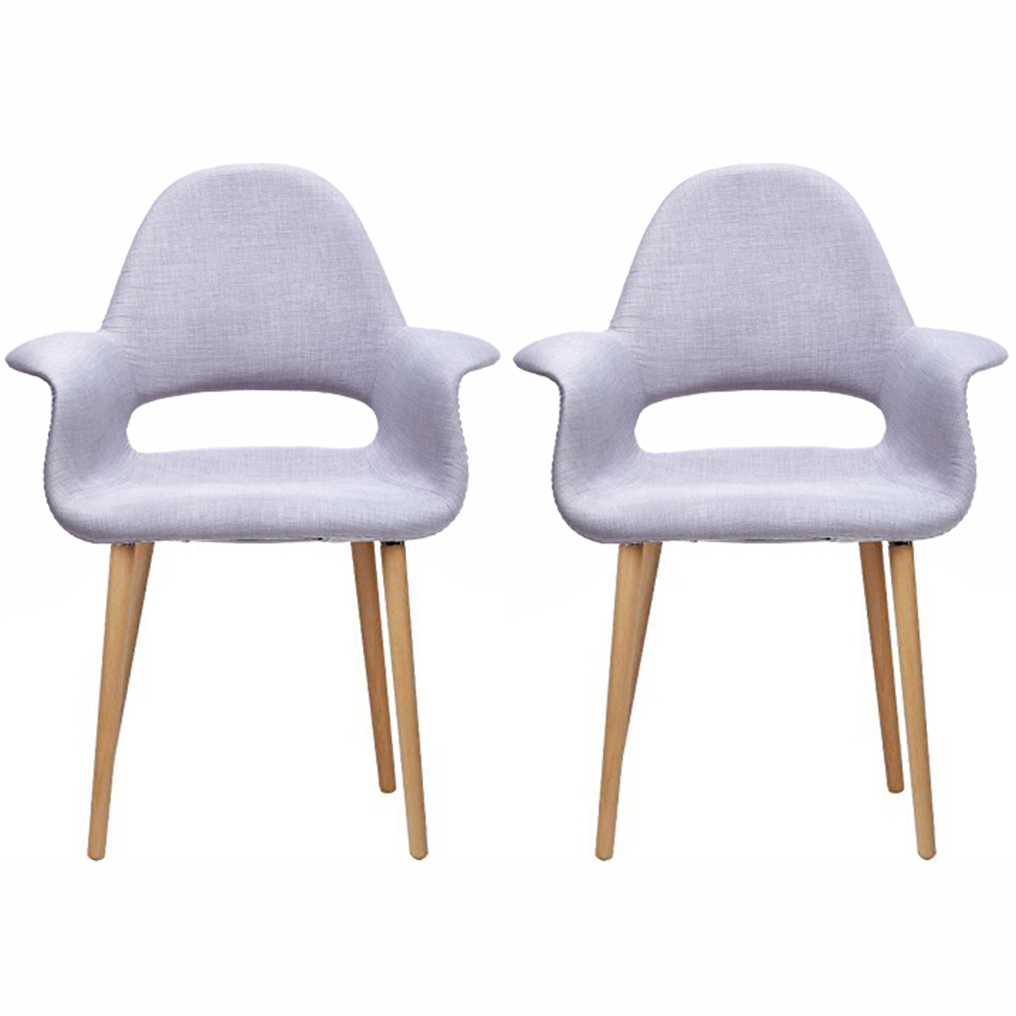 2Xhome Mid Century Modern With Arms Armchairs Dining Chairs Room Living Accent Work Desk Home Restaurant