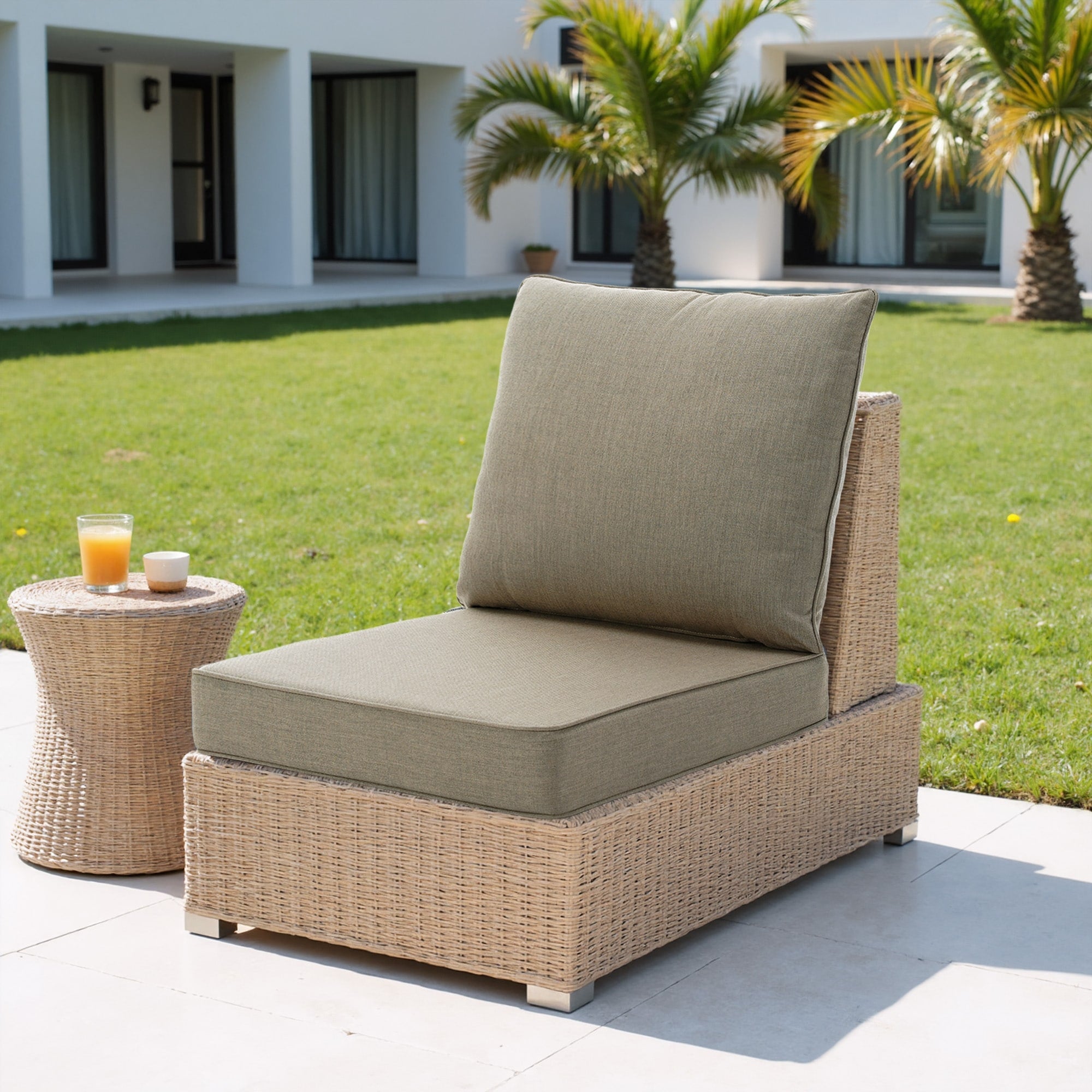 Set Of 2 4 6 Sunbrella Deep Seating Cushion Outdoor Pillows Cushion 22 X24