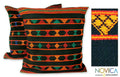 Set Of 2 Cotton Summer Jazz Cushion Covers India