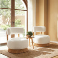 Set Of 2 Farmhouse Armless Chair Side Chair With Wood Frame Upholstered Chair Reading Chair Vanity Chair