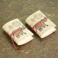Handmade Set Of 2 Paper Royal Stride Mini Journals 48 Blank Pages India
