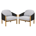 Set Of 2 Leisure Chair Dining Chair Club Chair With Wood Frame Padded Chair Office Chair Reception Chair Side Chair