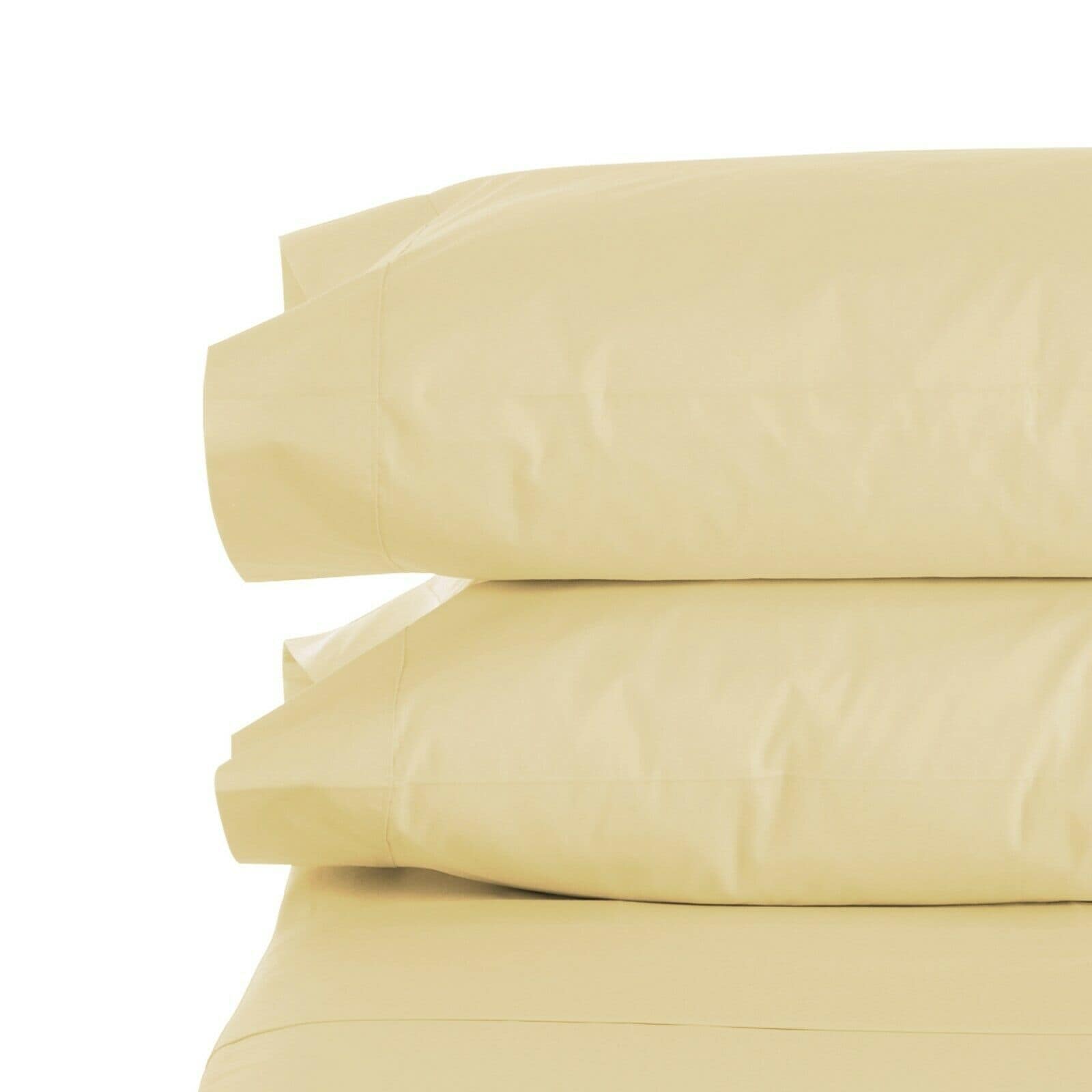 Set Of 2 Pillow Cases Super Soft Hypoallergenic 1800 Feel Brushed Microfiber