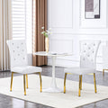 Set Of 2 Retro Alligator Skin Upholstered Dining Chairs A Touch Of Elegance To The Dining Area Gold Plated Metal Feet