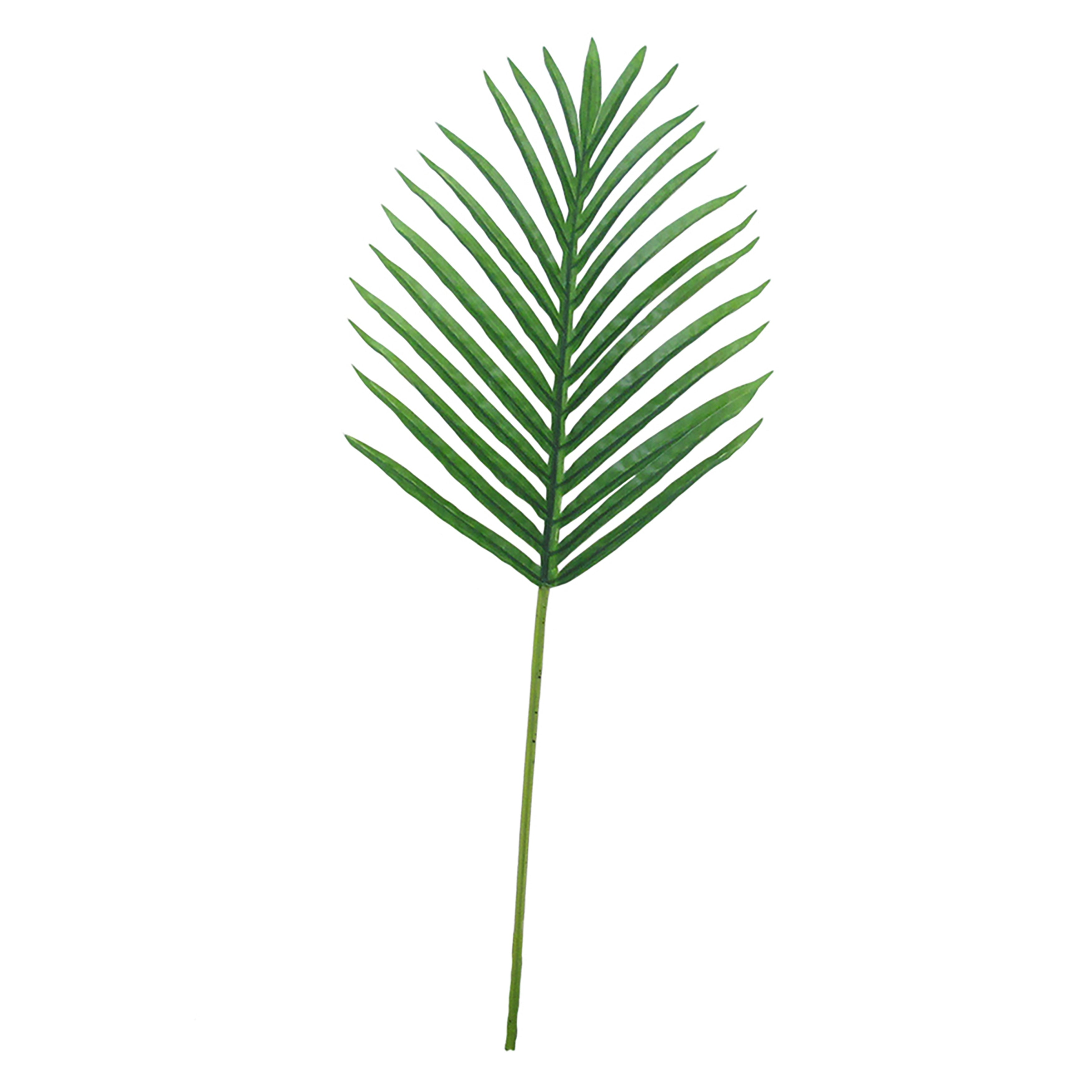 Set Of 3 Hawaiian Tropical Areca Palm Leaf Stem Greenery Spray 25.5In 25.5 L X 11 W X 0.5 Dp