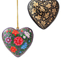 Set Of 4 Handcrafted Papier Mache Season Of Love Ornaments India