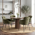 Set Of 4 Upholstered Dining Chairs