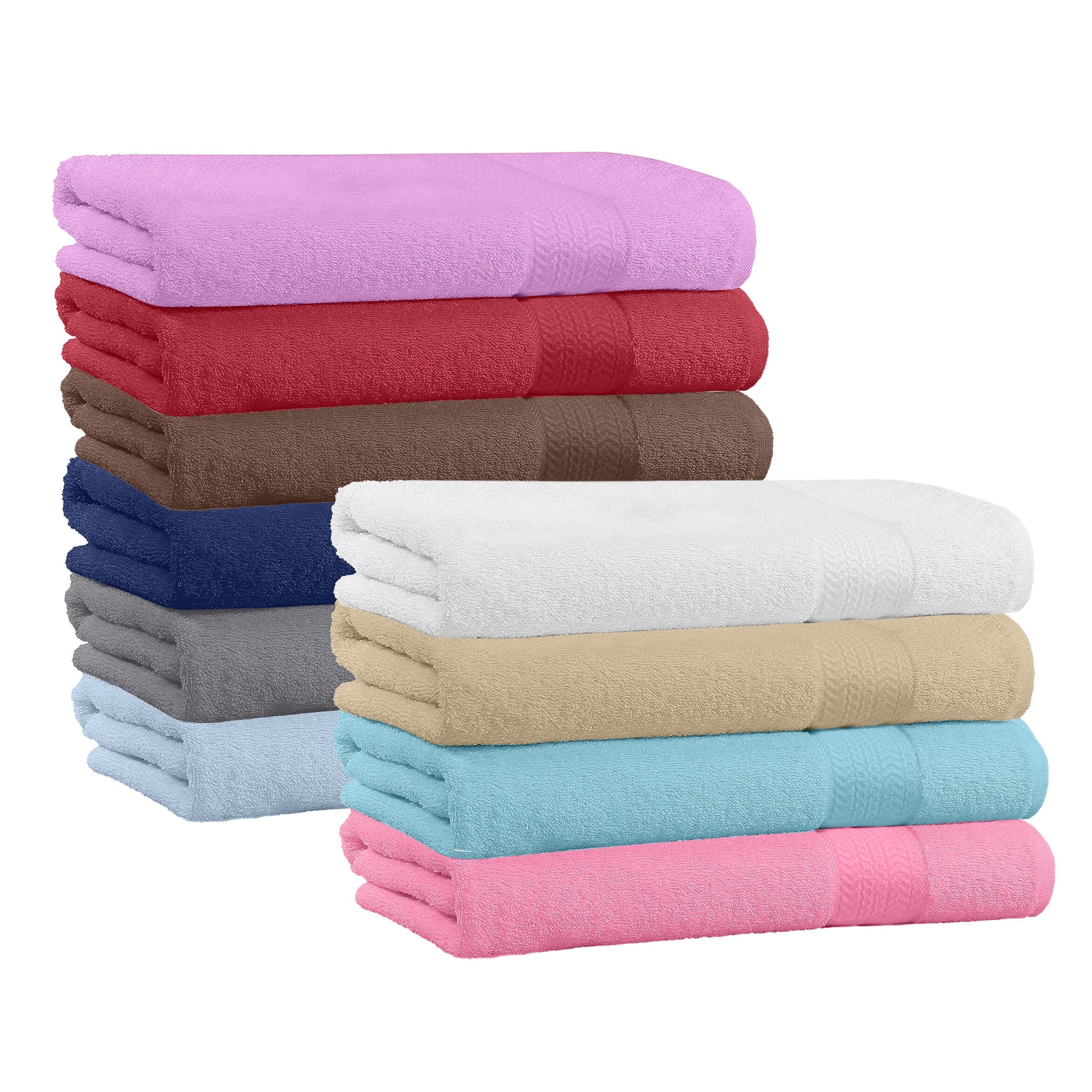 Set Of 6 Super Soft High Quality Bath Towels