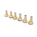 Set Of 6 Bedframe Glides Gold