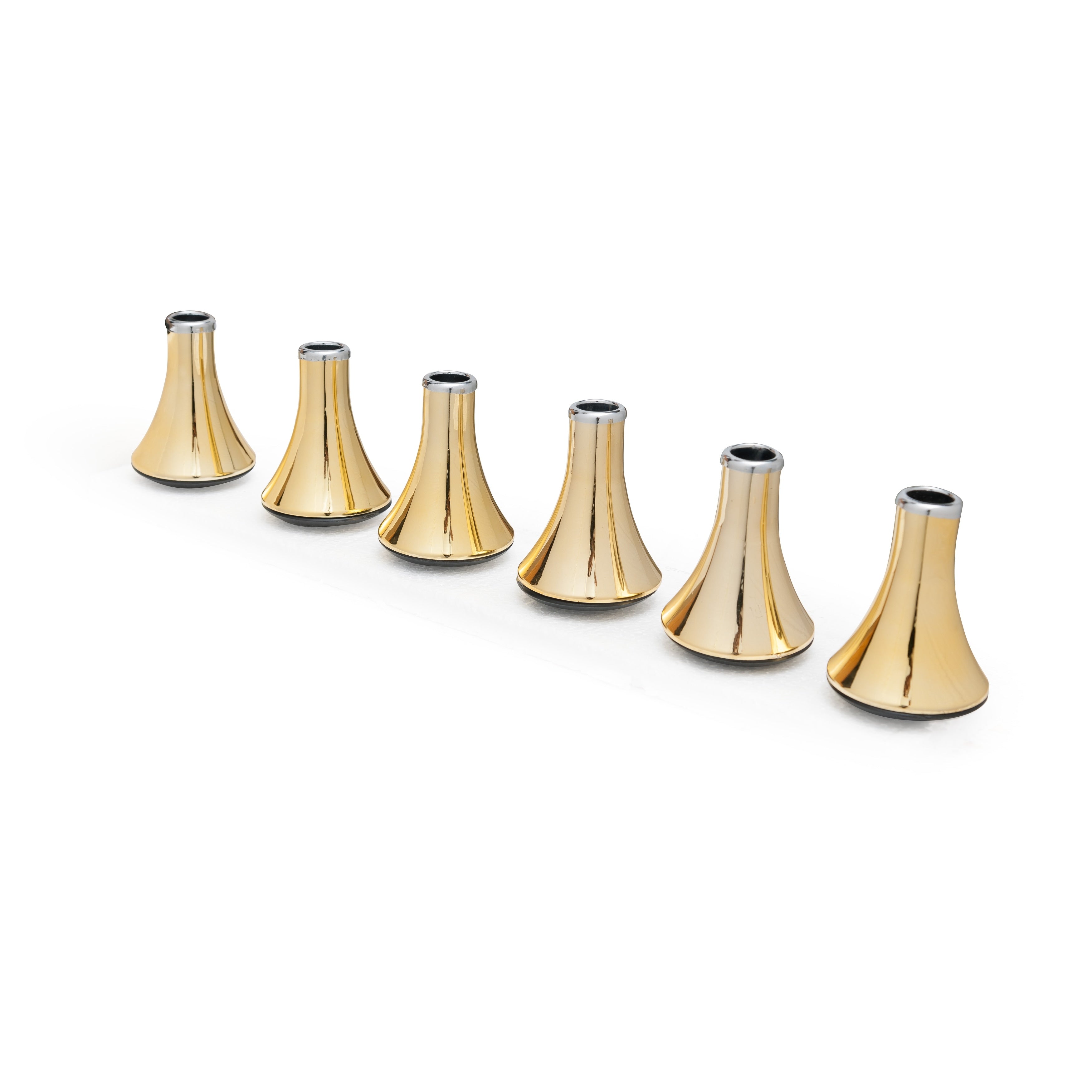 Set Of 6 Bedframe Glides Gold