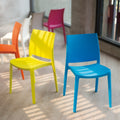Set Of Four Sensilla Stackable Dinning Chairs
