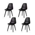 Porch Den Tiedeman Molded Seat Dining Chairs Set Of 4