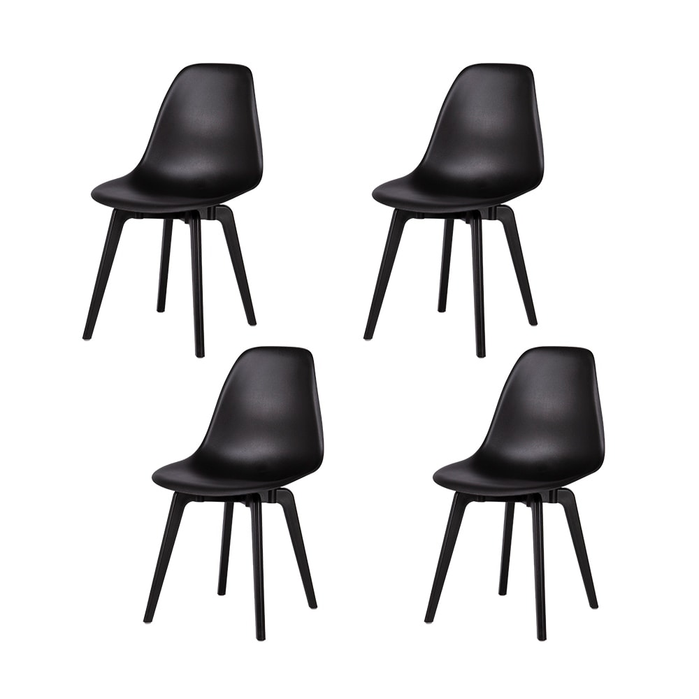 Porch Den Tiedeman Molded Seat Dining Chairs Set Of 4