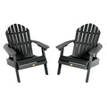 Set Of Two Highwood Hamilton Folding And Reclining Adirondack Chairs