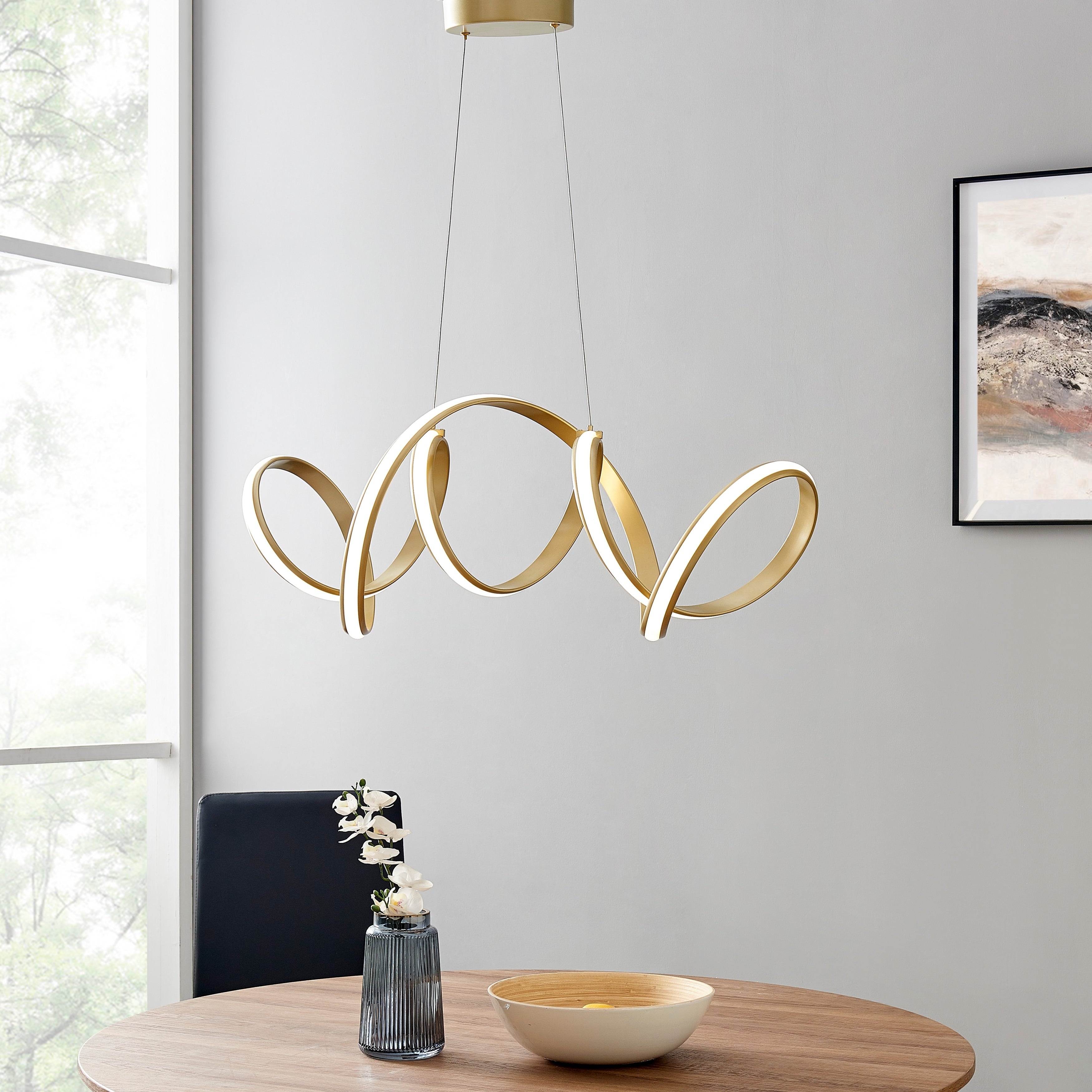 Seville Led Chandelier Chrome