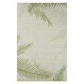 Lr Home Captiva Verdant Palms Beige Pea Polypropylene Rug 5 X 7