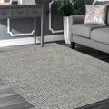 Lr Home Criss Cross Navy Ivory Indoor Area Rug 5 X 79 5 X 79