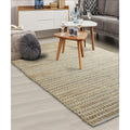 Lr Home Hand Loomed Natural Fiber Kiana Gingham Gray Jute Chenille Rug 8 X 10