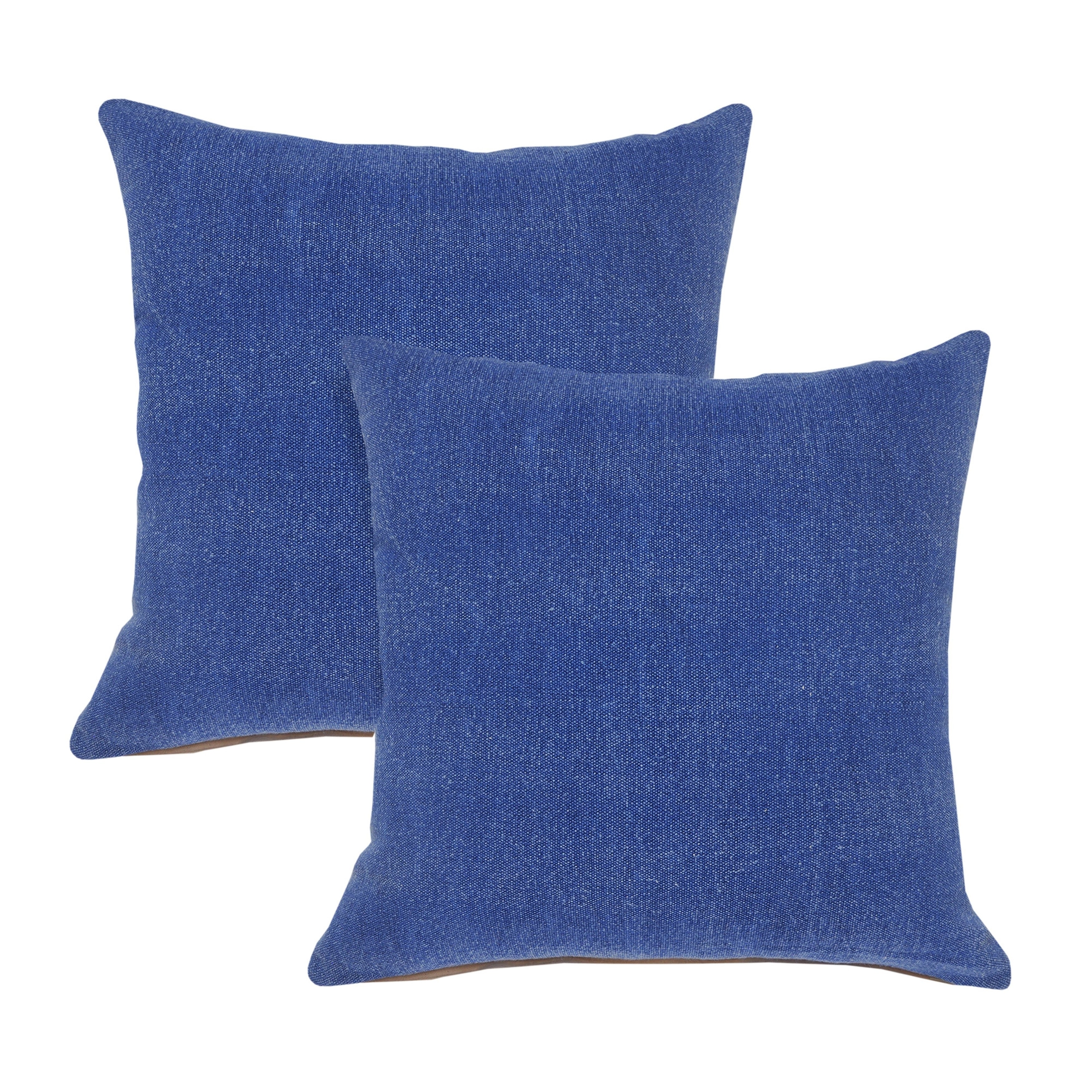 Butter Rum Brown Solid Throw Pillow
