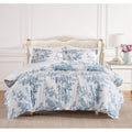 Shabby Chic Floral Toile Comforter Set