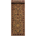 Ziegler Peshawar Nikia Dark Tan Drk. Red Hand Knotted Wool Runner 310 X 131 310 X 131