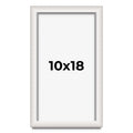 Shadow Box 1.5 Depth Silver Picture Frame Uv Acrylic Backing Hanging Hardware
