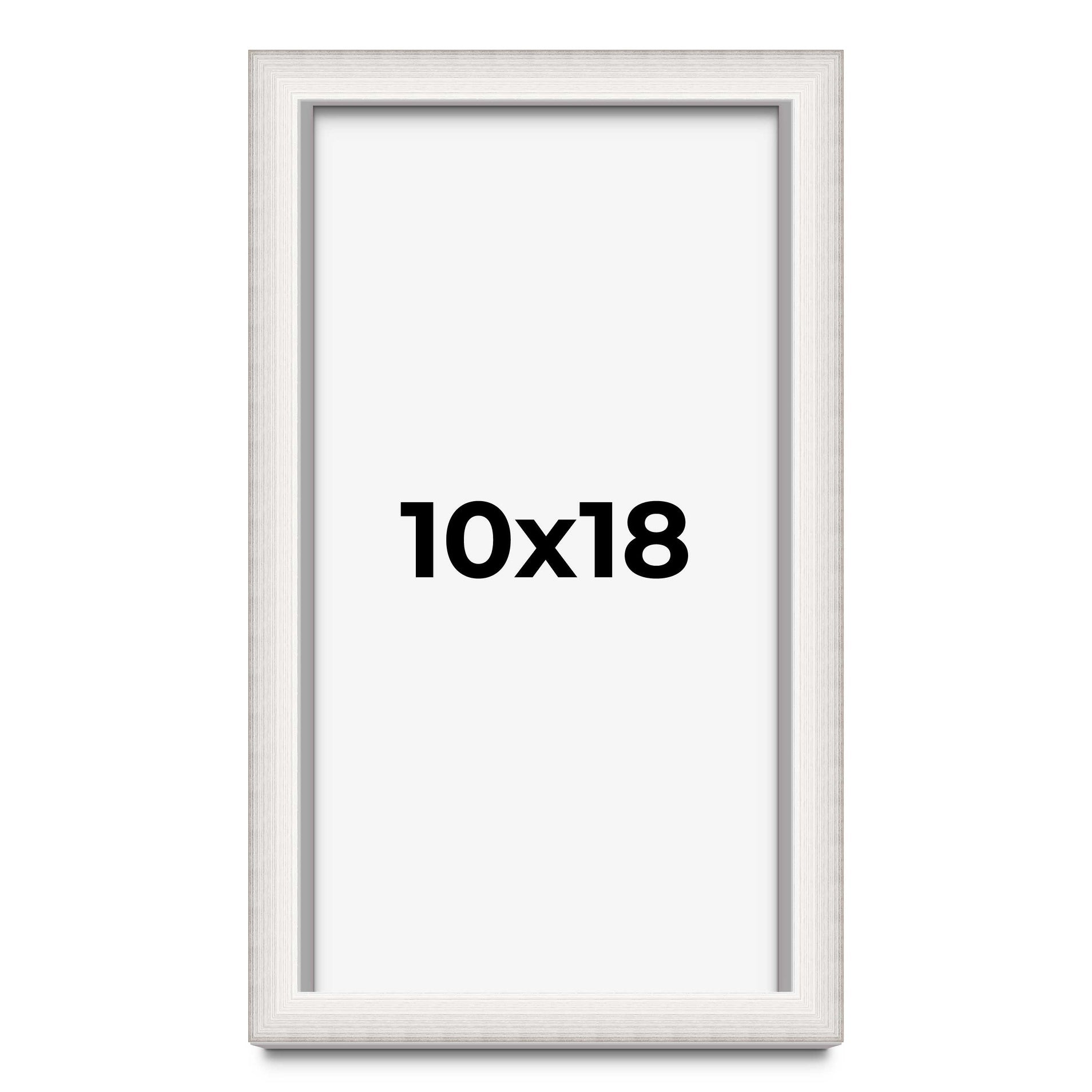 Shadow Box 1.5 Depth Silver Picture Frame Uv Acrylic Backing Hanging Hardware