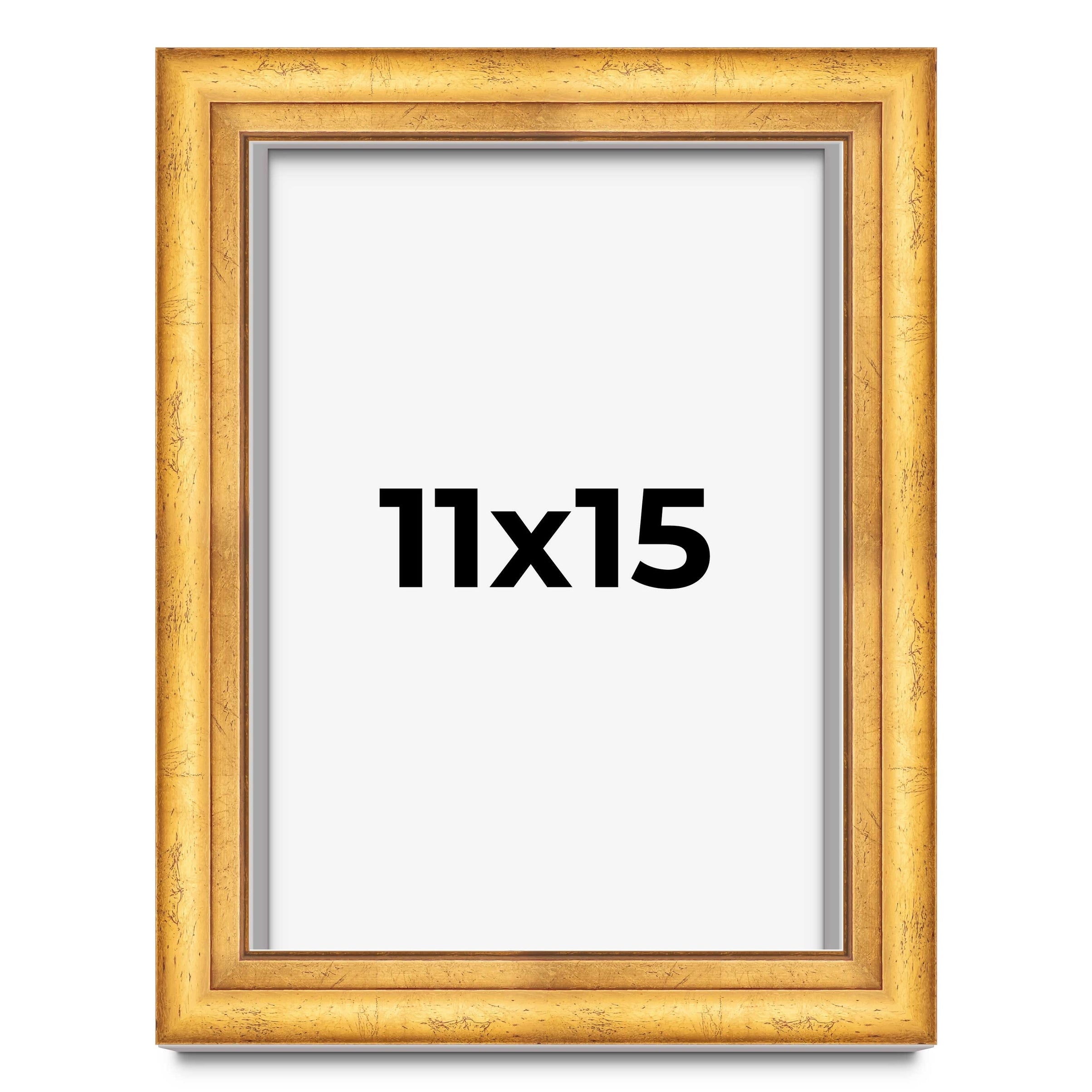 Shadow Box 1.75 Deep Gold Picture Frame Uv Acrylic Foam Board Backing Hanging Hardware