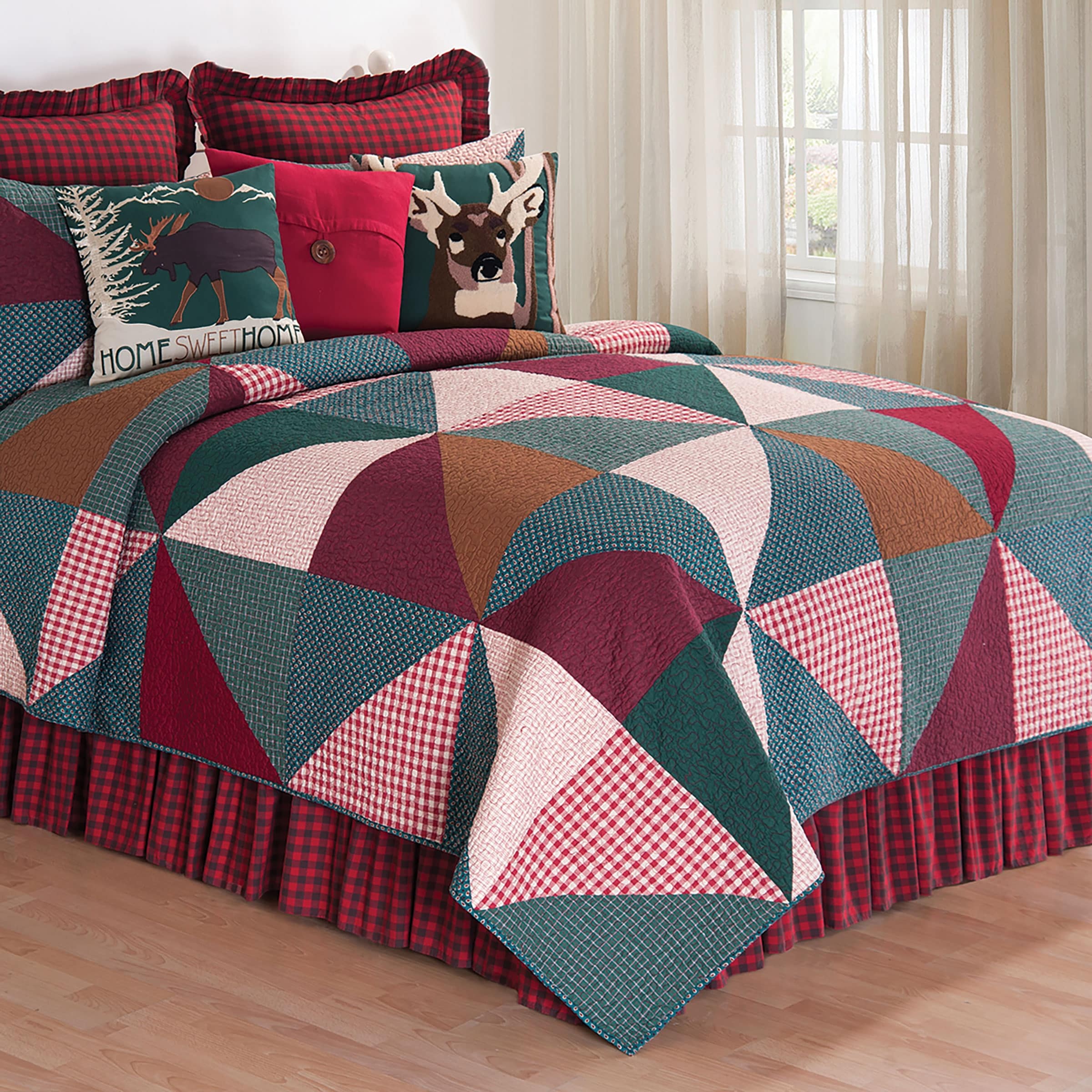 Shady Pines Cotton Quilt Shams Not Included