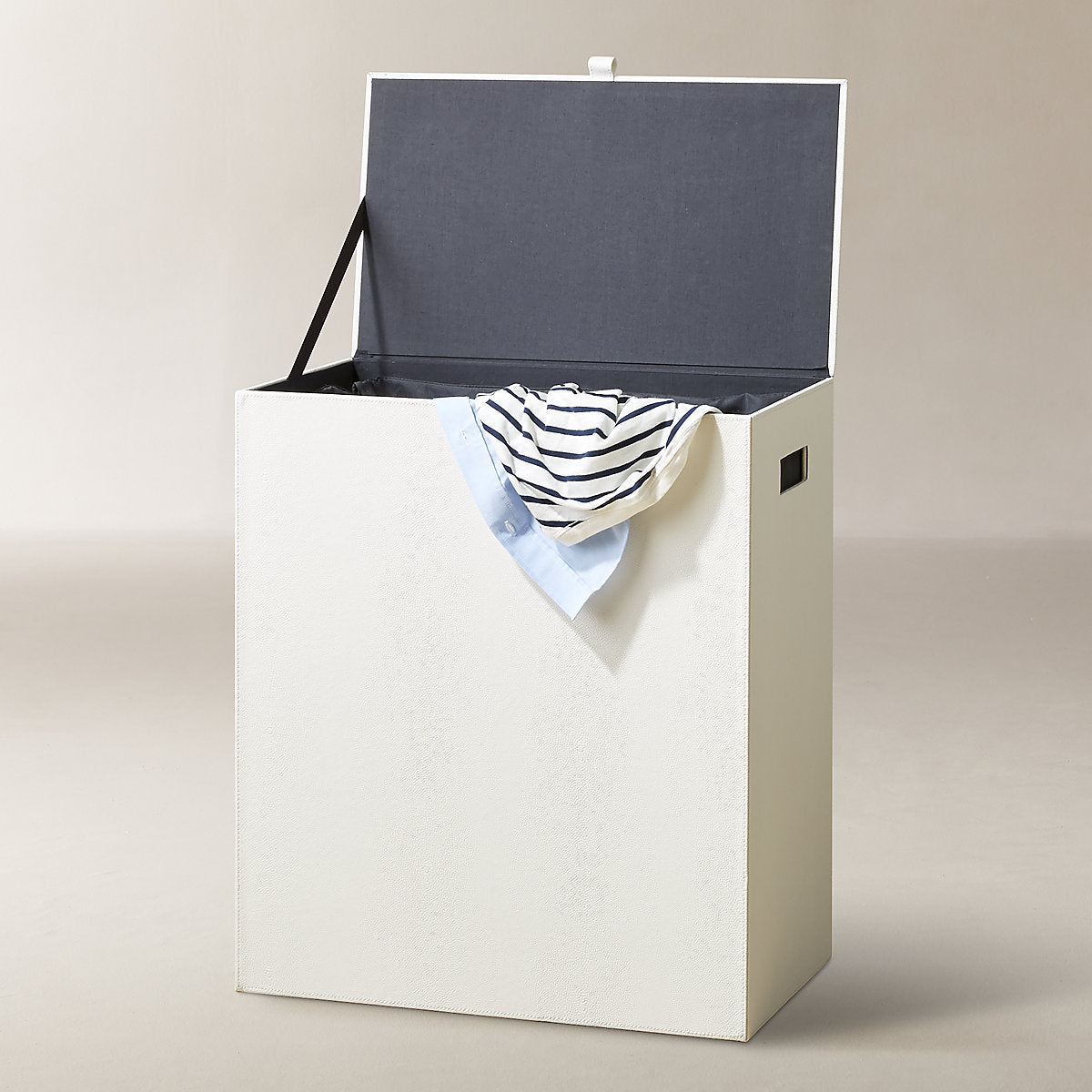 Shagreen Ivory Decorative Storage Box with Lid