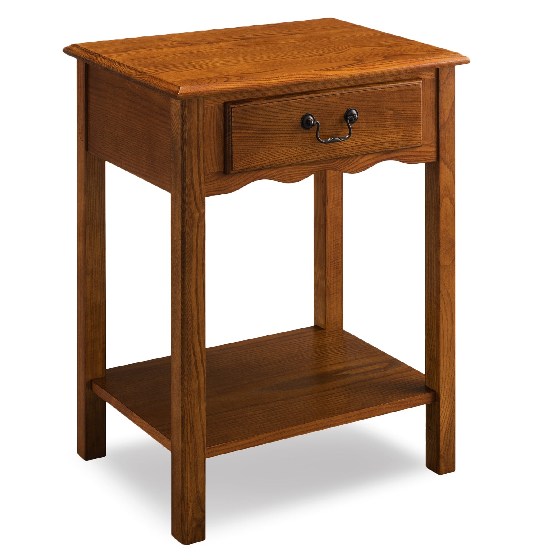Shaker Oak Finish Side Table